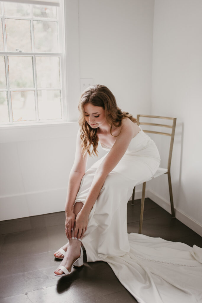 bride getting ready